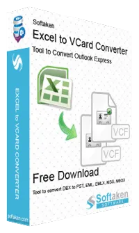 softaken Excel to VCard Converter