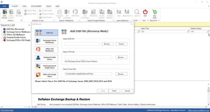 Softaken Exchange Backup and Restore 1.0 full