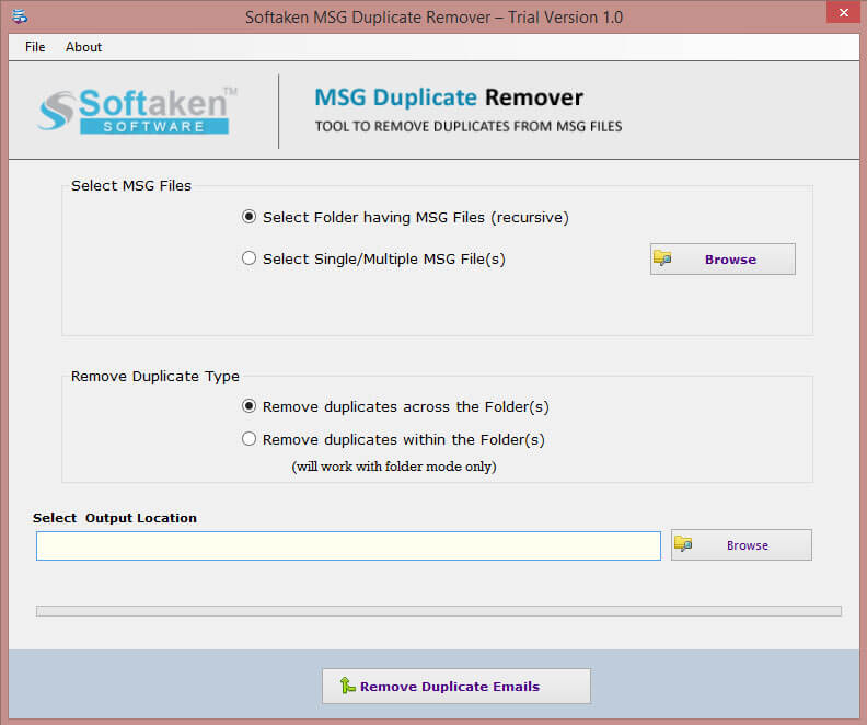 Softaken MSG Duplicate Remover Windows 11 download