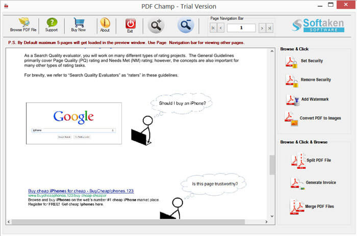 Softaken PDF Champ screenshot