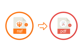 convert nsf to pdf