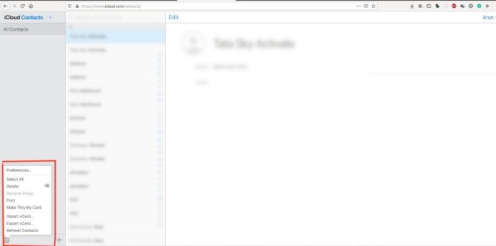 VCF importieren iPhone