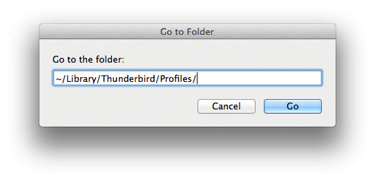 Thunderbird-profile-folder-location