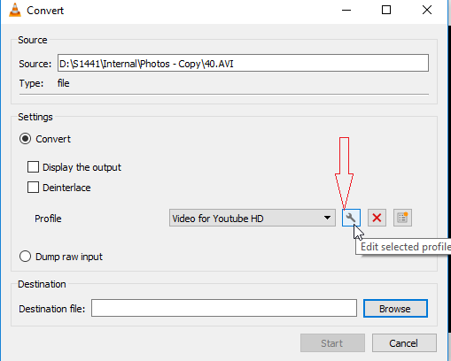 Edit Icon Settings VLC Media Player