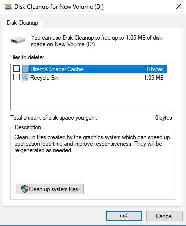 Disk Cleanup