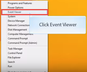 select Event Viewer