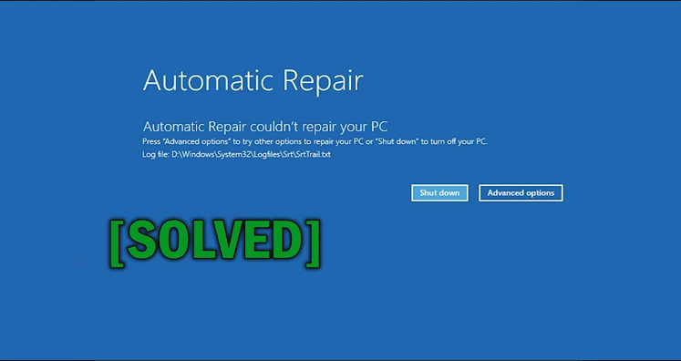 How to resolve ‘Windows automatic repair not working’?