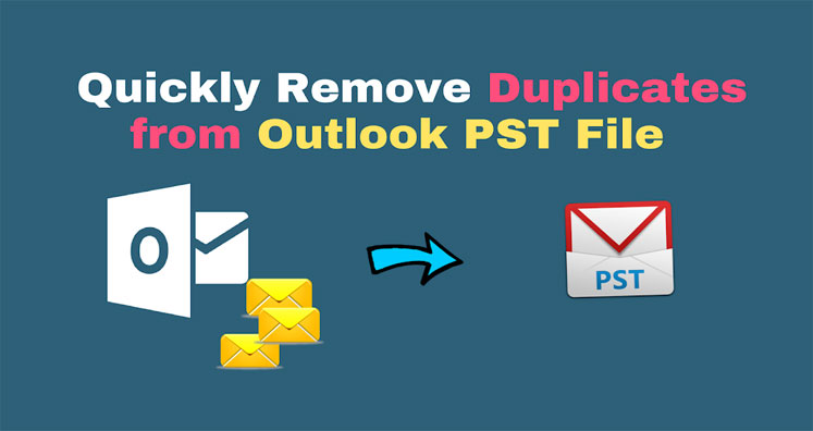 remove outlook pst duplicates