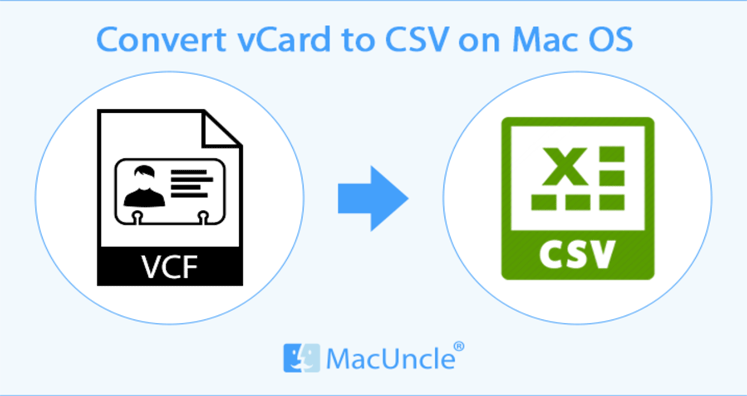 How to convert contacts list from .VCF Files To .CSV format?