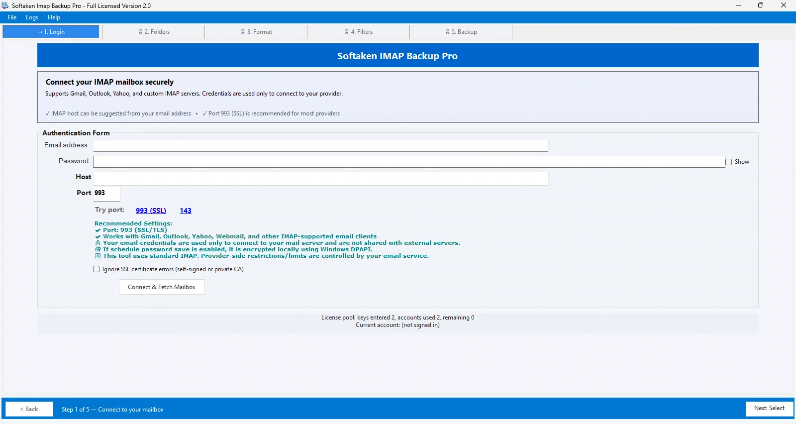 Gmail Backup Tool