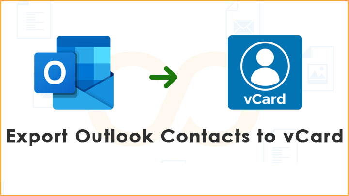 export outlook contacts to vcard