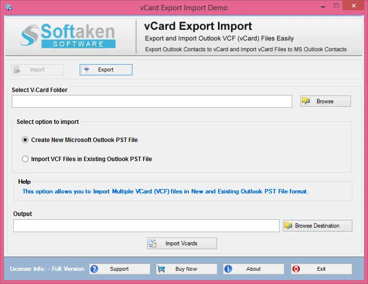 vcard-export