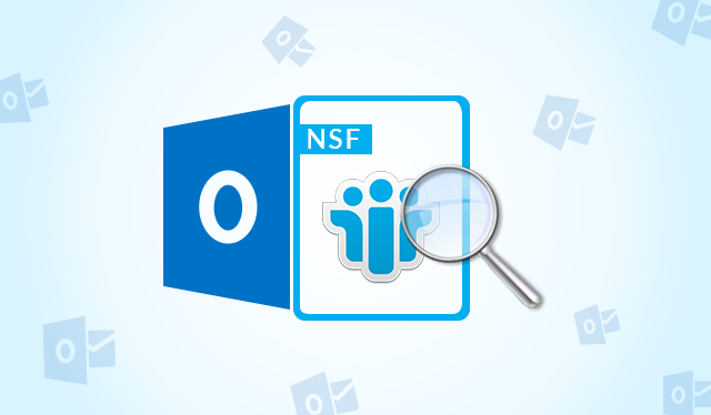 Determine the feasible ways to access the NSF files in the Outlook Application