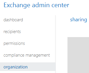 exchange admin center