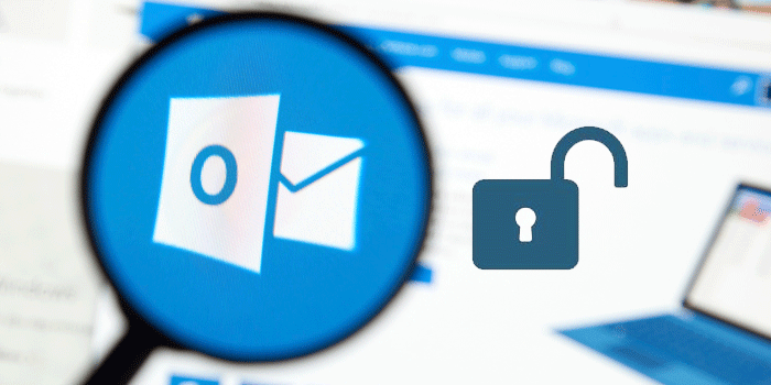 unlock outlook password