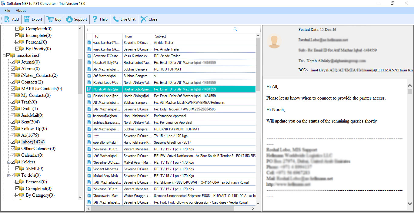 NSF to Office 365 migration