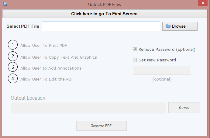 Unlock PDF Password