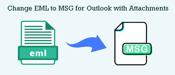How to Convert/Change .eml to .msg for Outlook with Attachments?