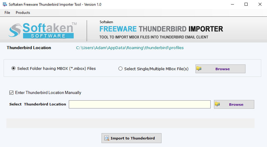 thunderbird importer freeware