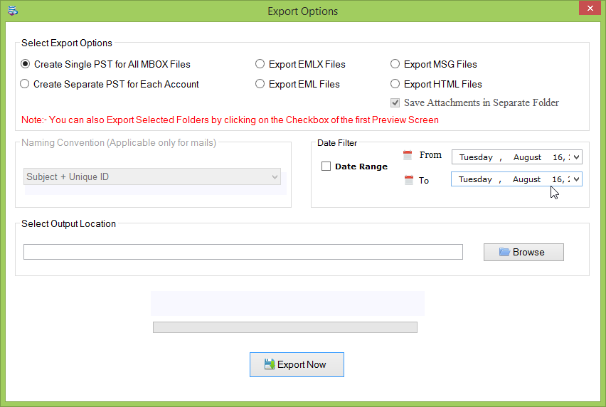 Split MBOX files