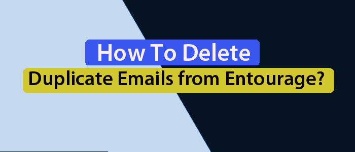 How To Delete Duplicate Email Messages from Entourage?