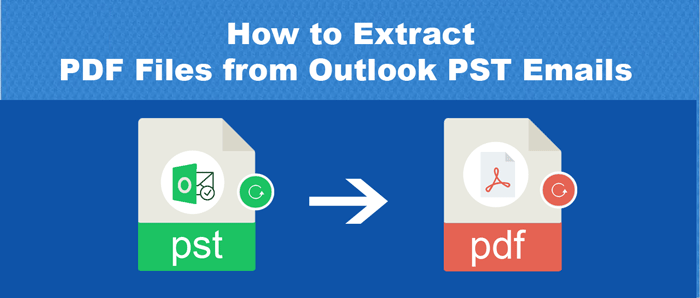 Extract PDF Files from Outlook PST Emails