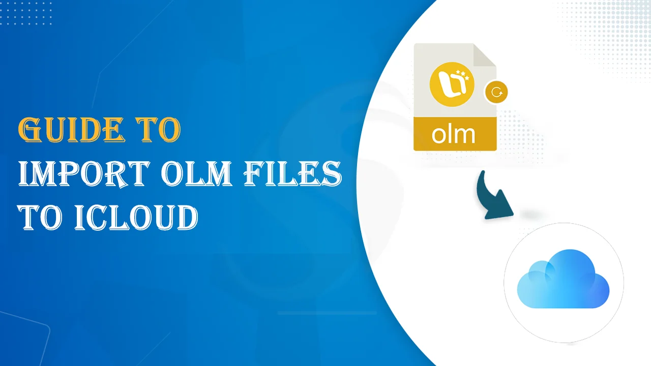 import olm files to icloud