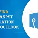 find scanpst location in ms outlook