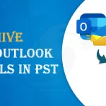 archive old outlook emails in pst file