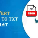 convert json to txt format