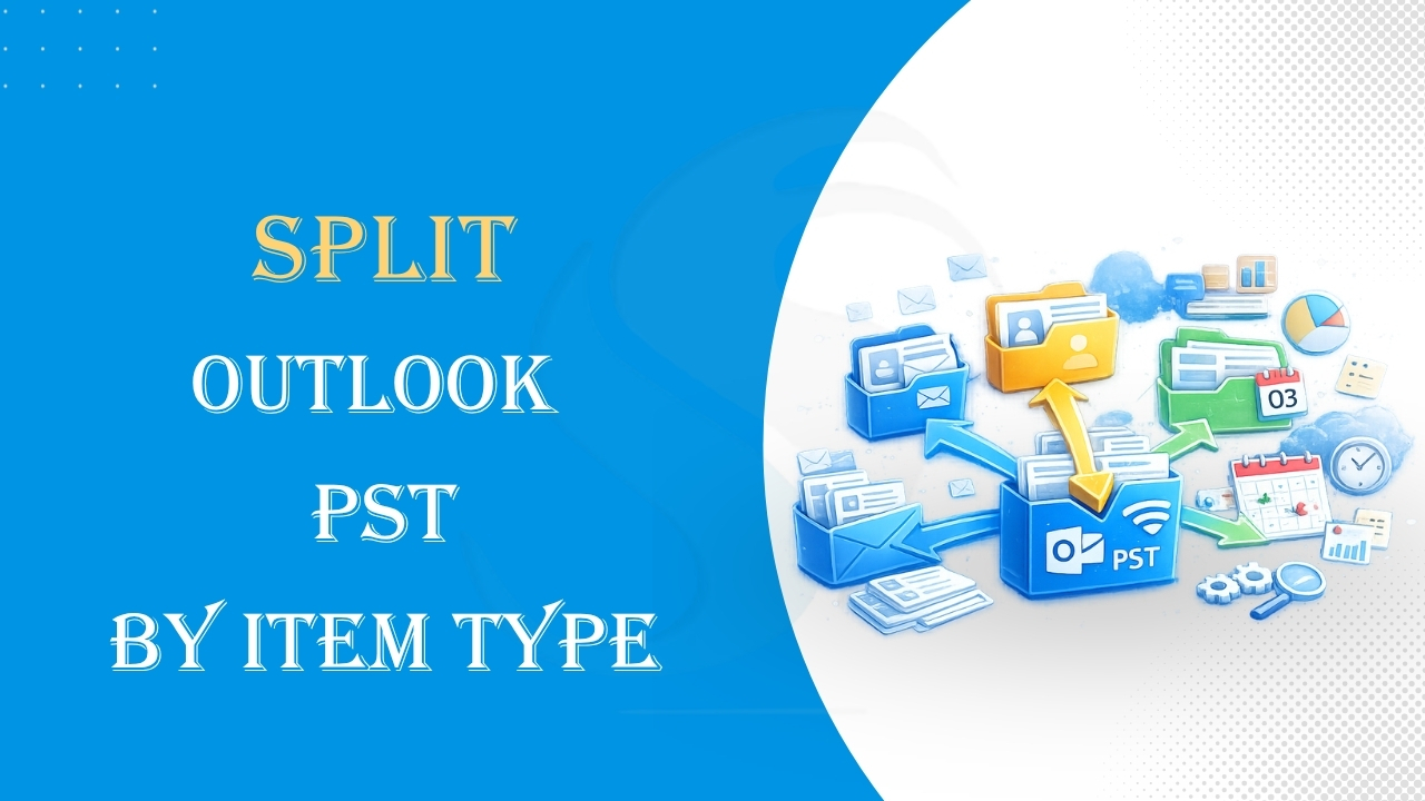 Split Outlook PST by Item Type