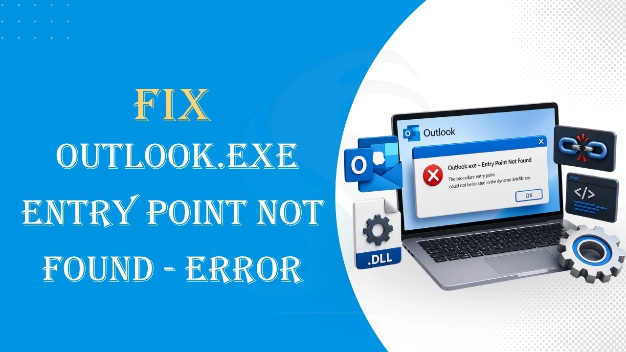 Outlook.exe Entry Point Not Found - fix