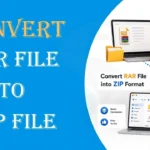 Convert RAR to ZIP Without Losing Data Batch Method