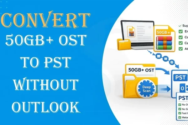 Convert a 50GB+ OST File to PST Without Outlook