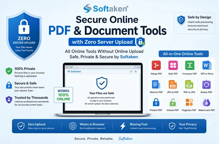 Secure Online PDF &Document Tools with Zero Server Upload