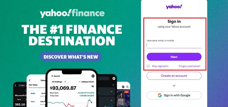 Login Yahoo
