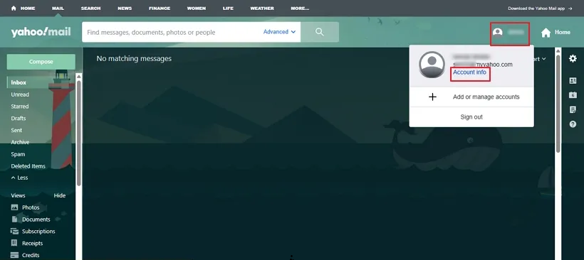 Open Account Setting
