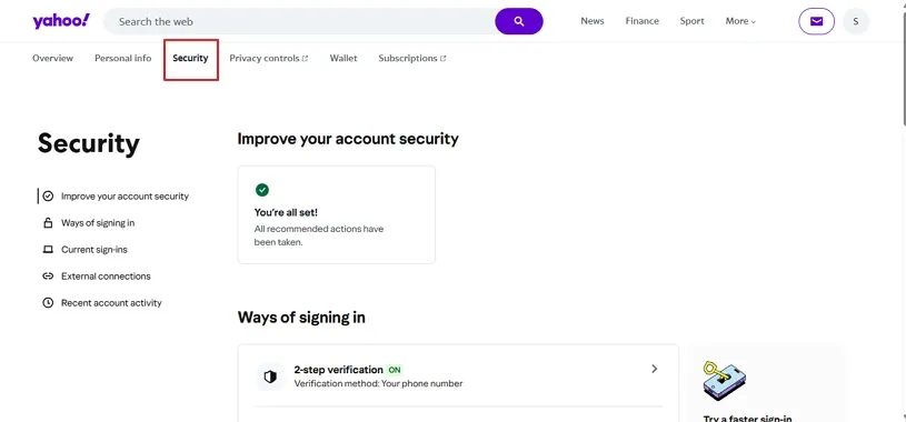 Security Option