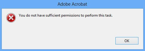 adobe reader error