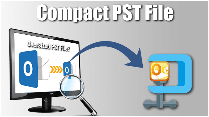 compress pst