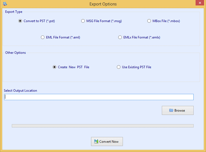 convert dbx to pst