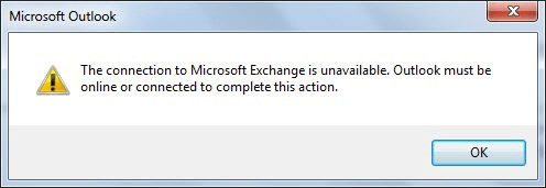 Exchange server is unavailable