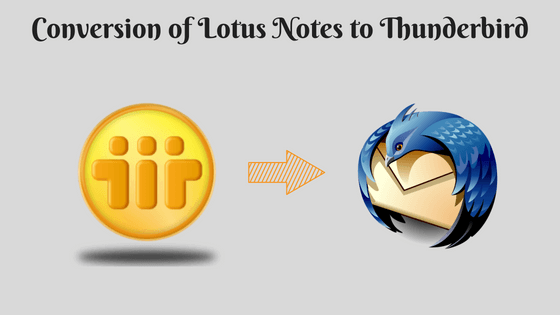 lotus notes to rhunderbird