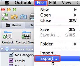 file export