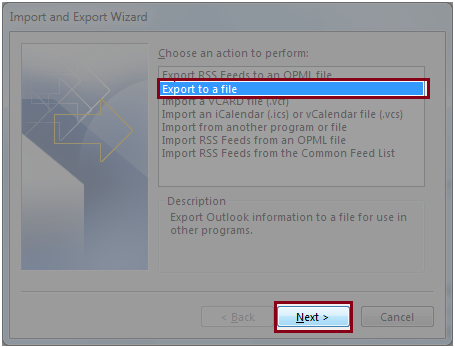 Import and Export