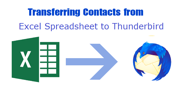 excel to thunderbird