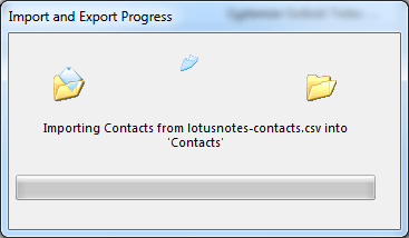 Import Export Progress