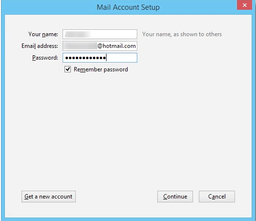 Mail Account Setup