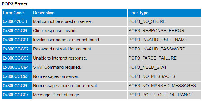 pop3-error