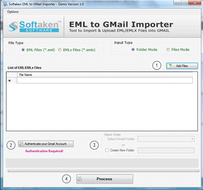 upload EML Files